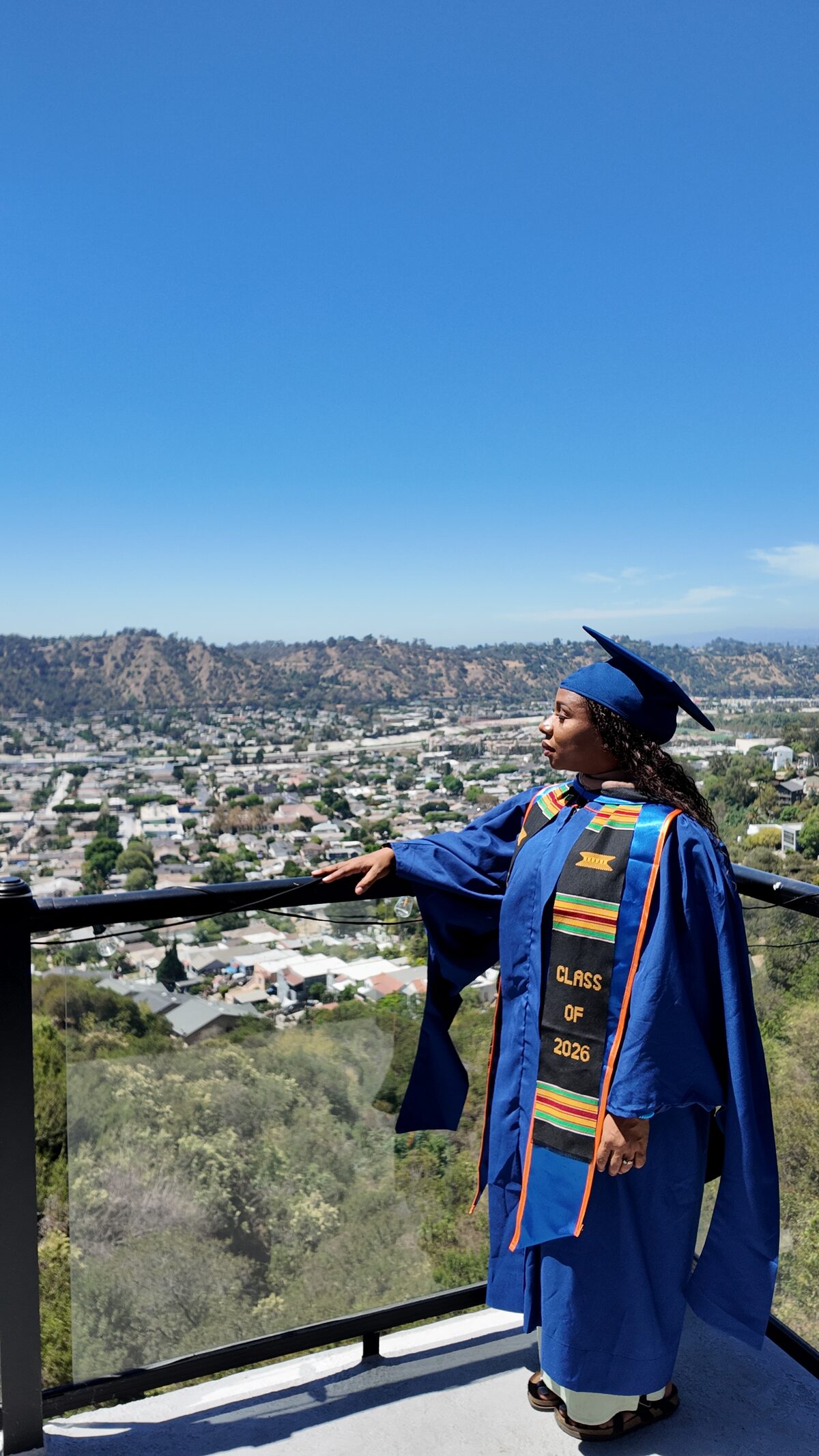 Jessica at her Pepperdine graduate school graduation