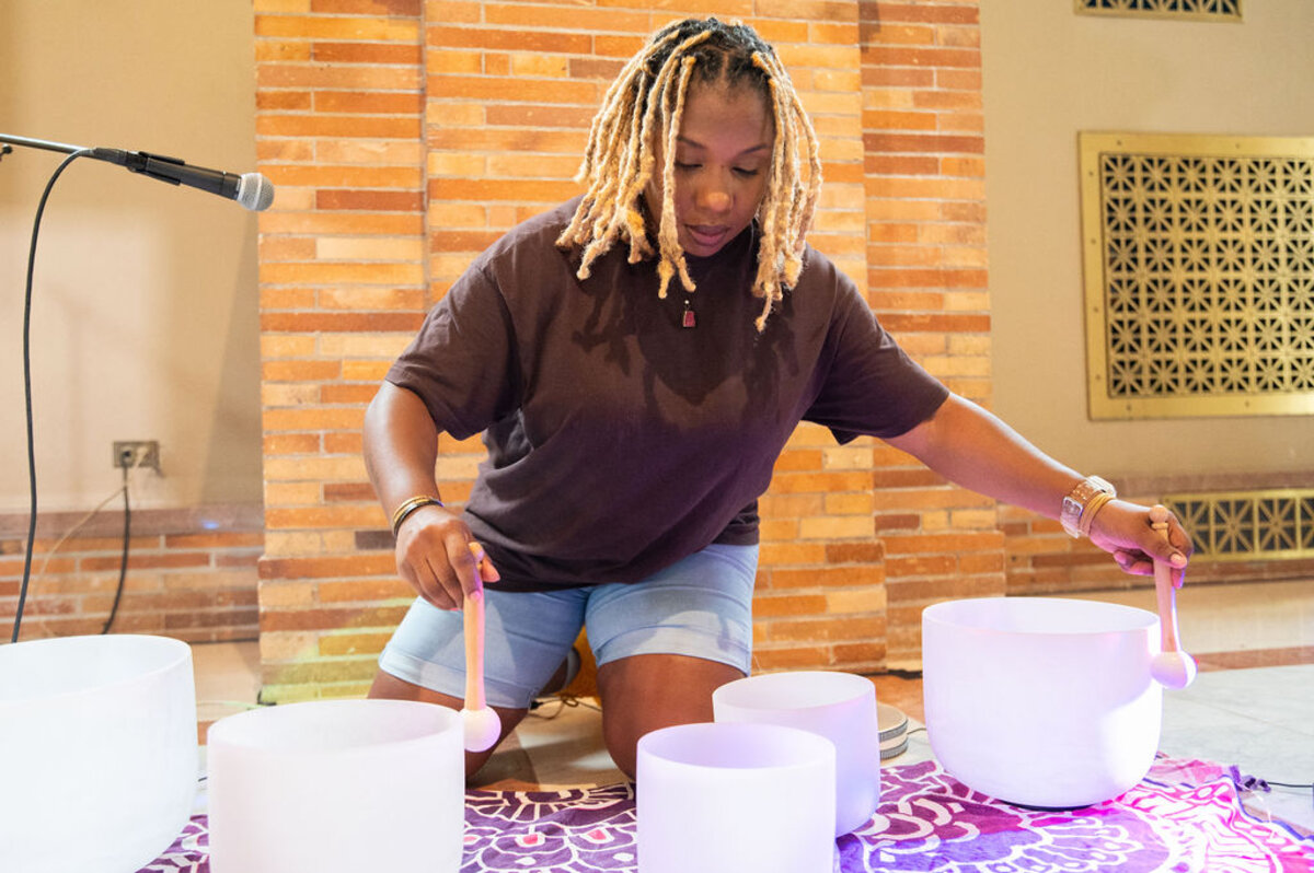 A healing circle in community