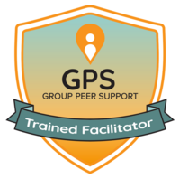 GPS Group Peer Support Trained Facilitator badge